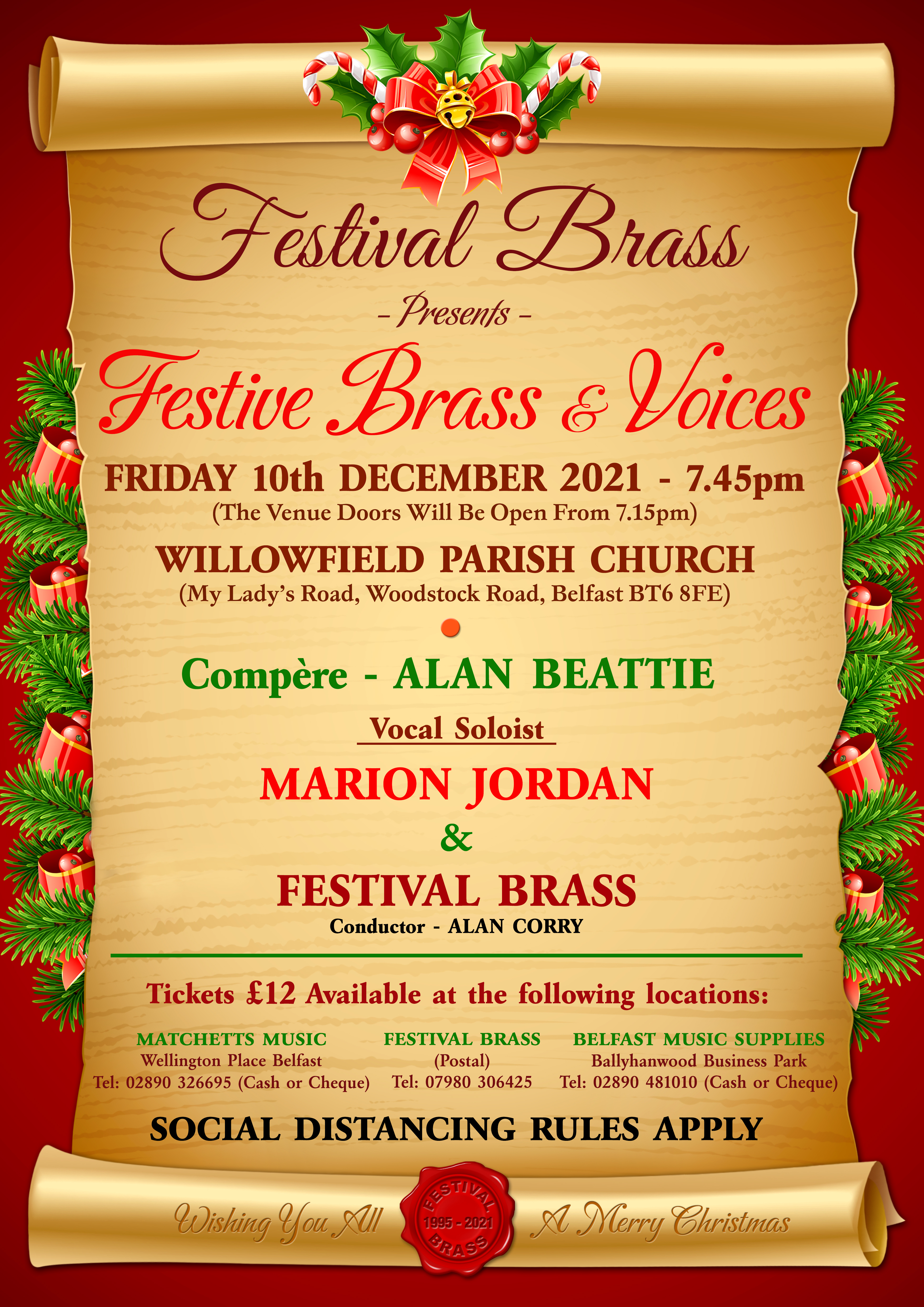 Festival Brass in Concert. Belmont Presbyterian Church, Belfast